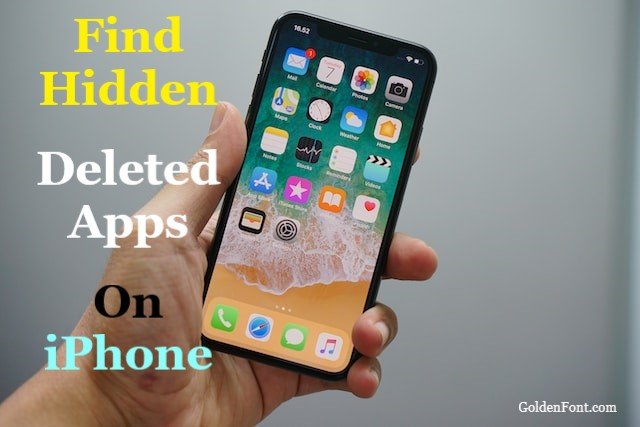 Find hidden apps on iPhone